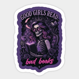Good Girls Read Bad Books Sticker